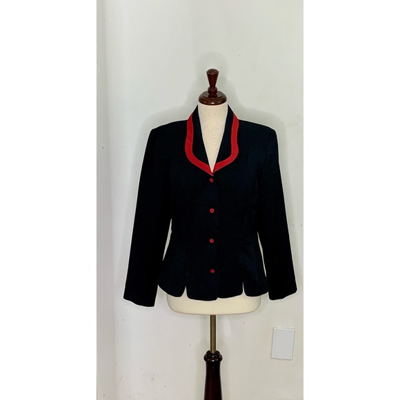 Women’s Black and Red Blazer - Picture 5 of 5